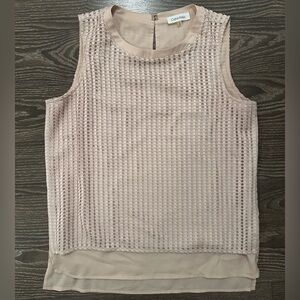 Calvin Klein Blush Layered Tank